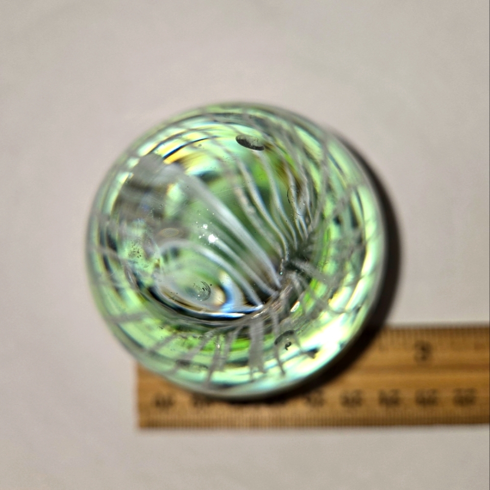 Blown Glass Egg Decor Paperweight